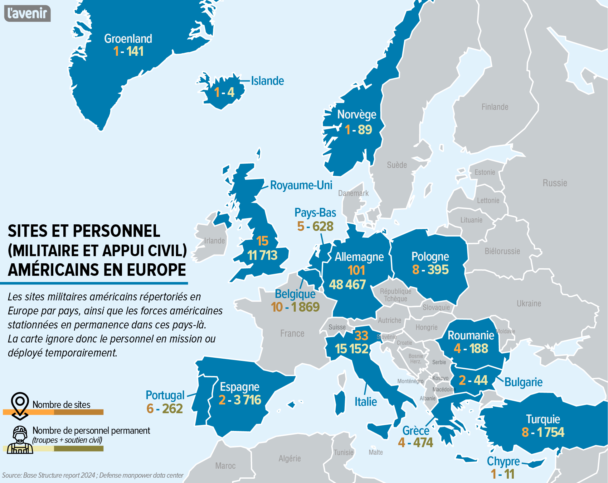 Carte des relations États-Unis-OTAN-Europe en 2026 : bases, contributions, tensions