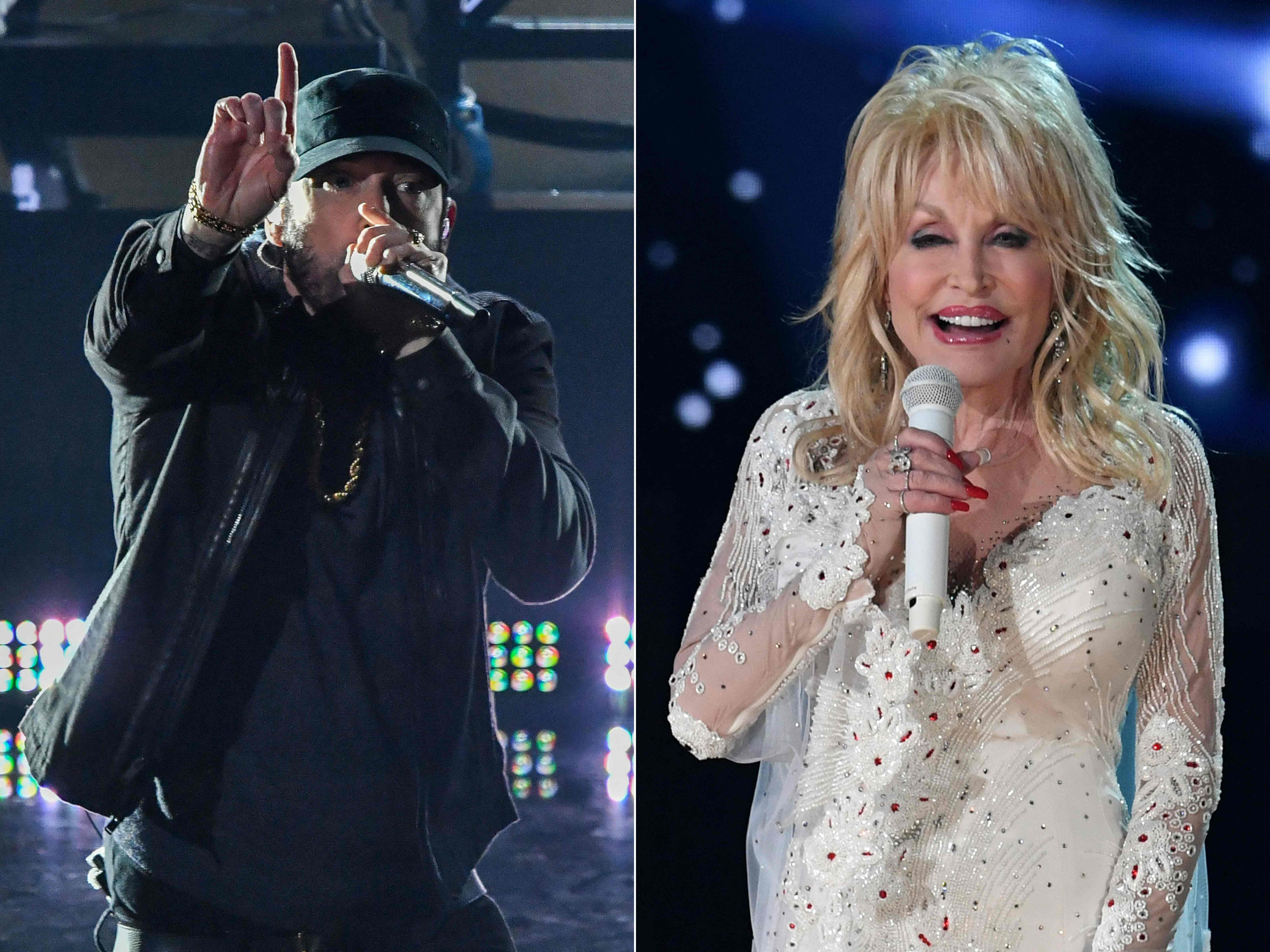 Eminem Chanson La Plus Connue EMINEM, Lionel Ritchie, Dolly Parton... Voici les artistes qui entrent au  Rock and Roll Hall of Fame - La DH/Les Sports+
