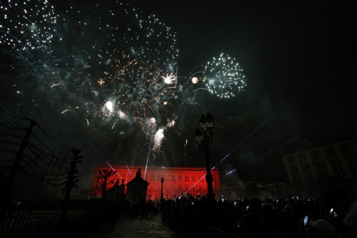 55 000 spectateurs ont admiré le feu d'artifice du Nouvel An à