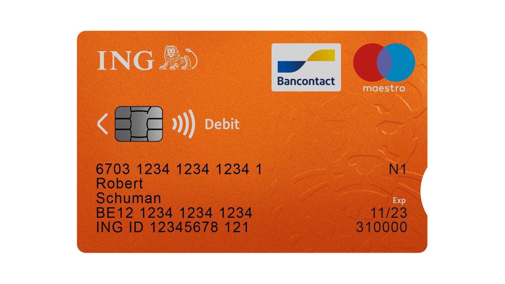 Une première en Belgique : ING lance la carte bancaire à encoche