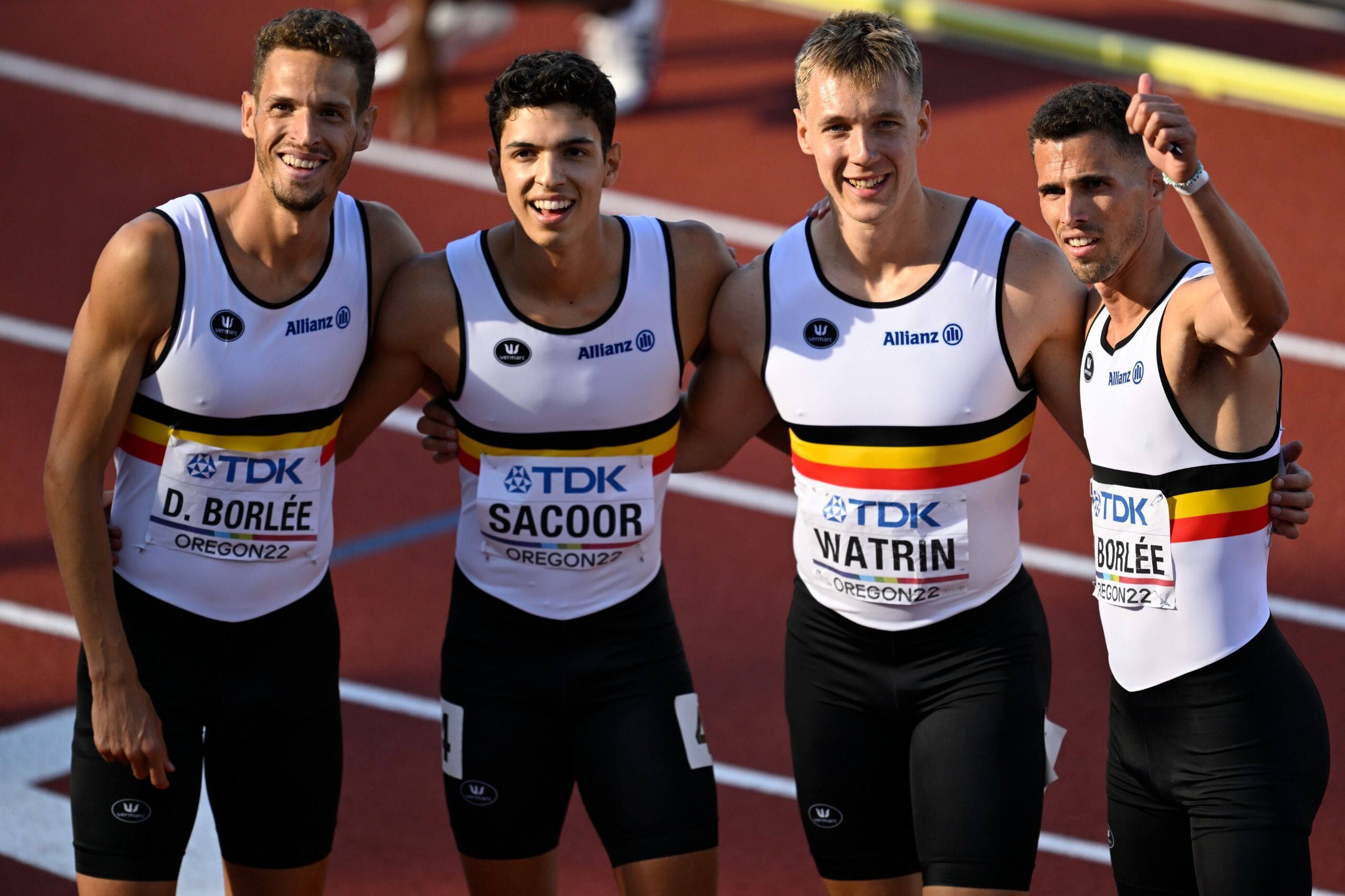 Direct vidéo - Mondiaux d'athlétisme : le relais belge 5e du 4x400 