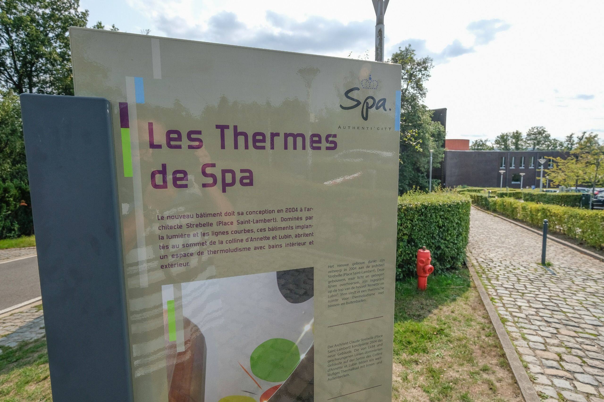 Les thermes de Spa complètement évacués : du chlore dans de l'acide 