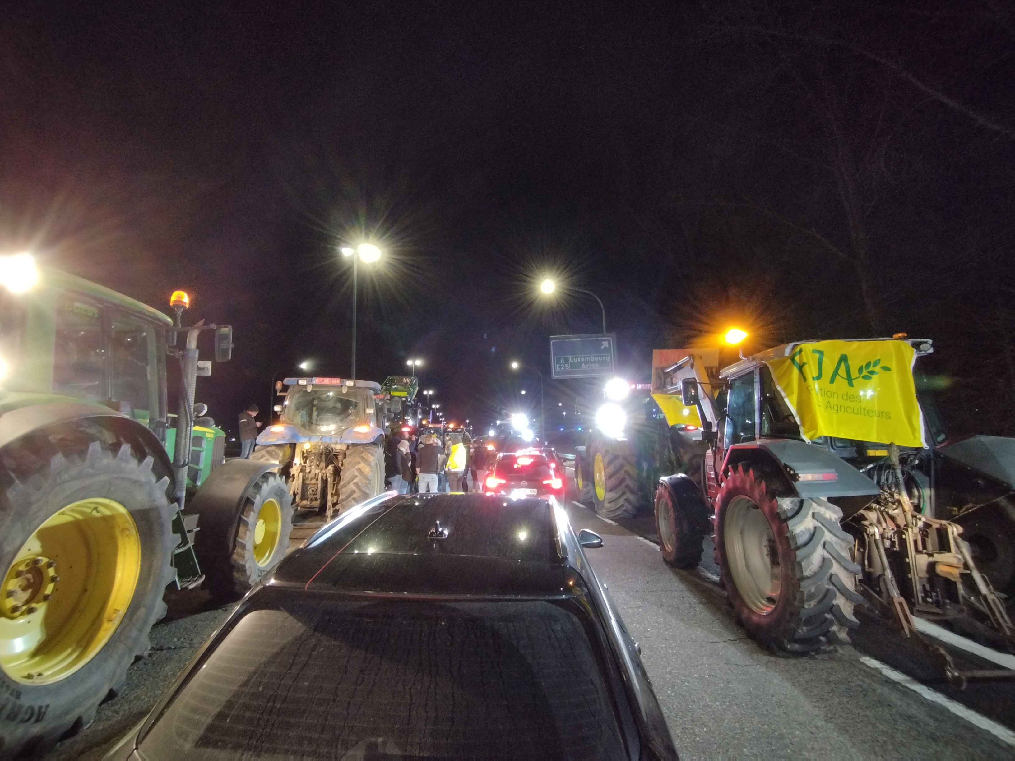 Déplacement de machines lourdes dans la ville de Bruxelles