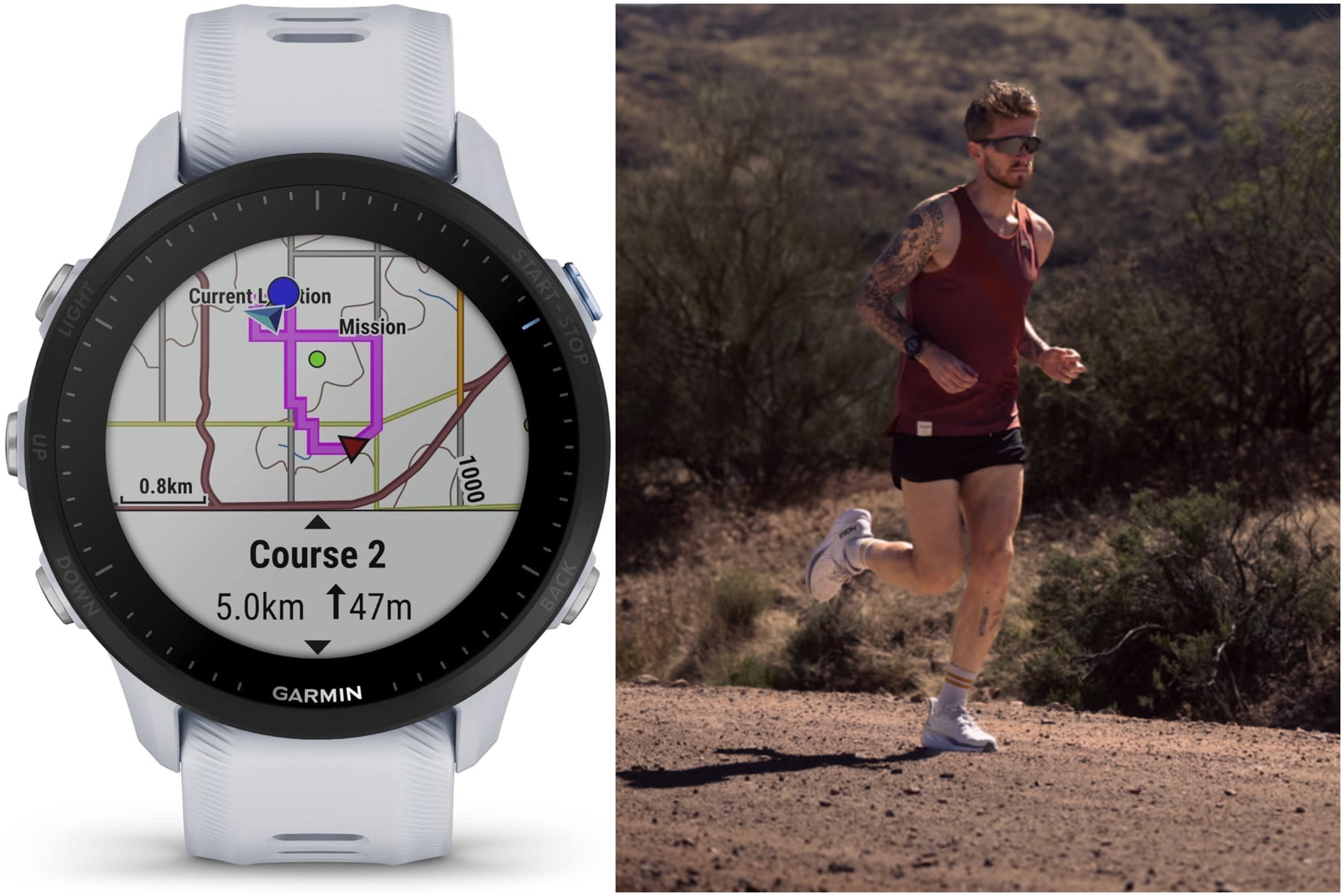 Garmin course best sale à pied