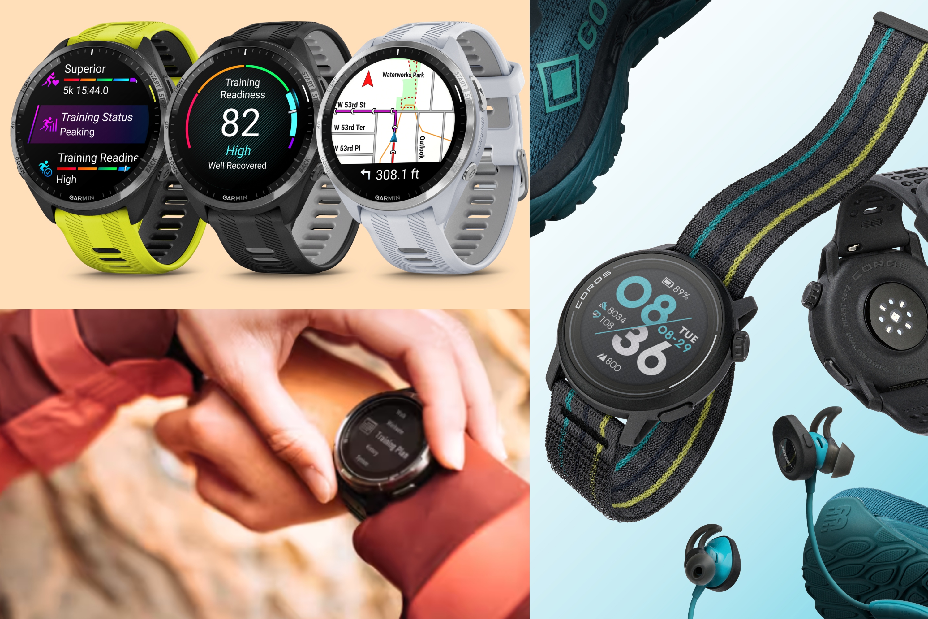 Voici les trois meilleures soldes pour des montres sportives GPS connectées  Garmin (jusqu'à 37 % de réduction) - La DH/Les Sports+
