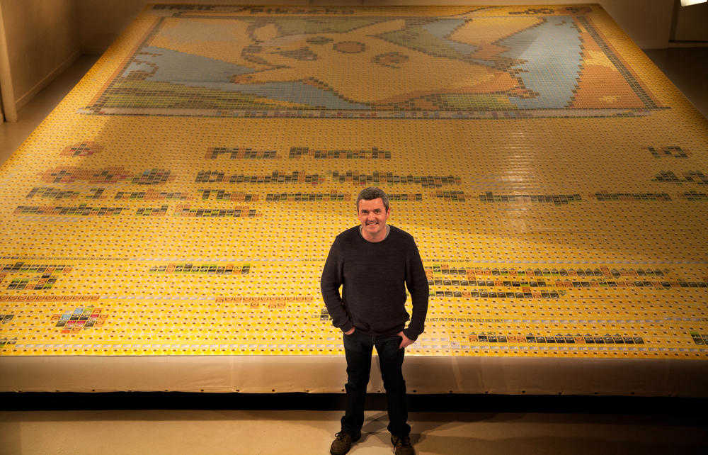 Plumbridge artist sets world record with huge Pokmon mosaic  The Irish  News