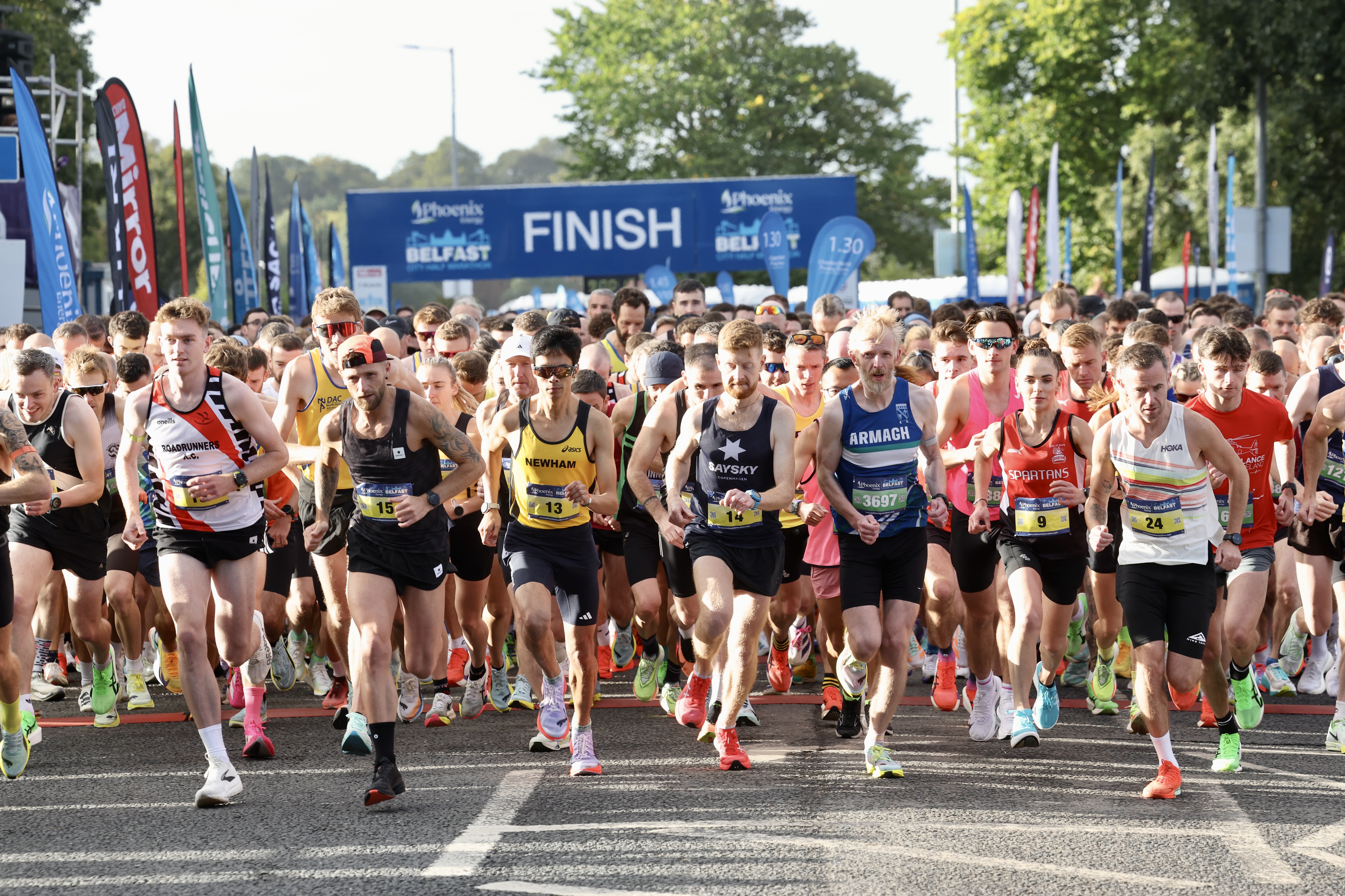 In pictures: Thousands take to streets for Belfast City Half Marathon