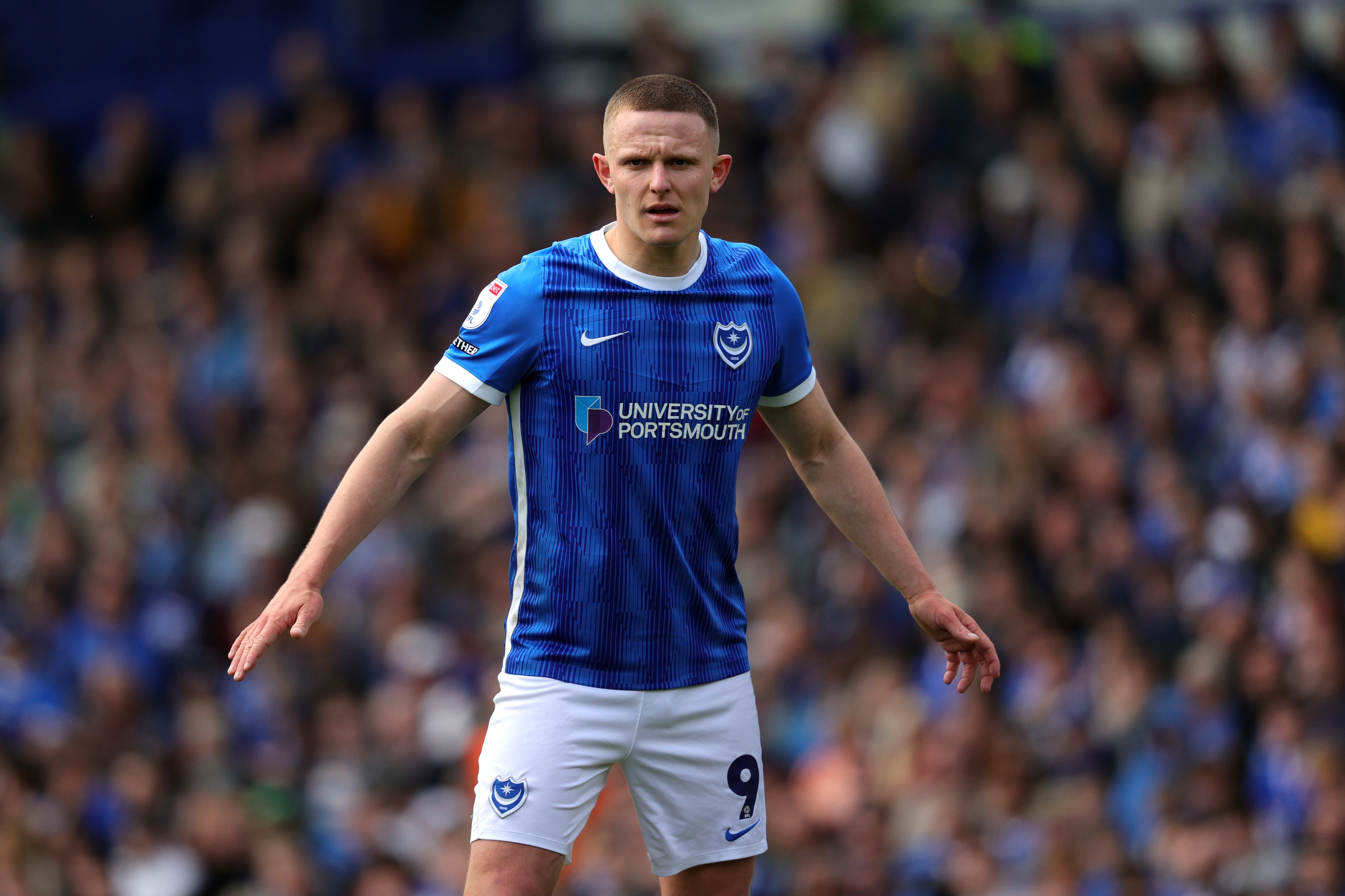 Colby Bishop inspires lowly Portsmouth's much-needed win over Bristol City  – The Irish News
