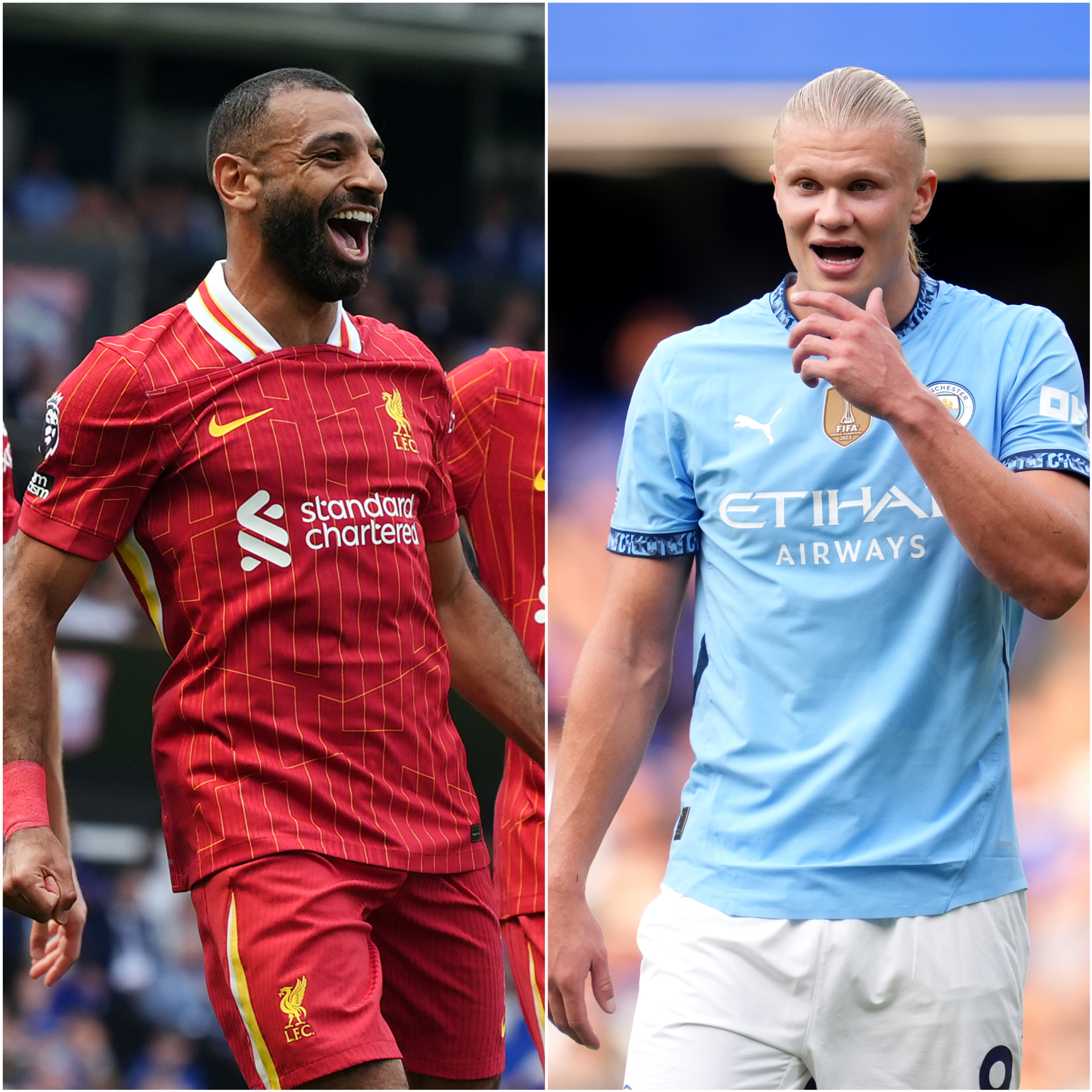 More opening-day scoring success for Mohamed Salah and Erling Haaland – The Irish News