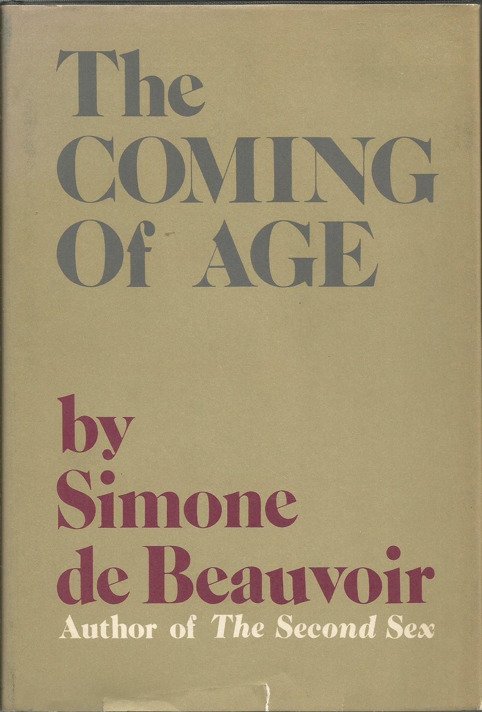 ボ－ヴォワ－ル 老い Old Age Beauvoir 英訳 Penguin Old age; by
