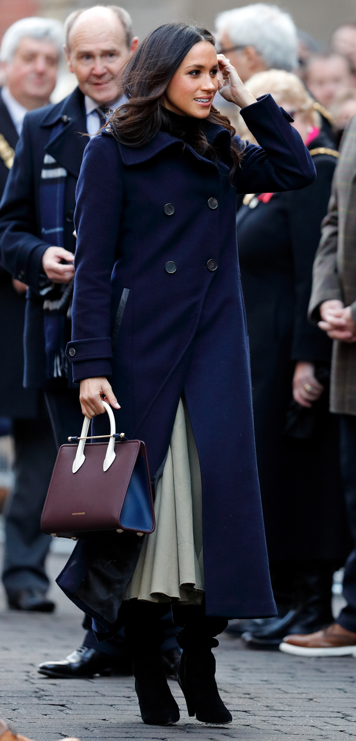How the 'dressing gown coat' became Meghan Markle's signature winter  silhouette