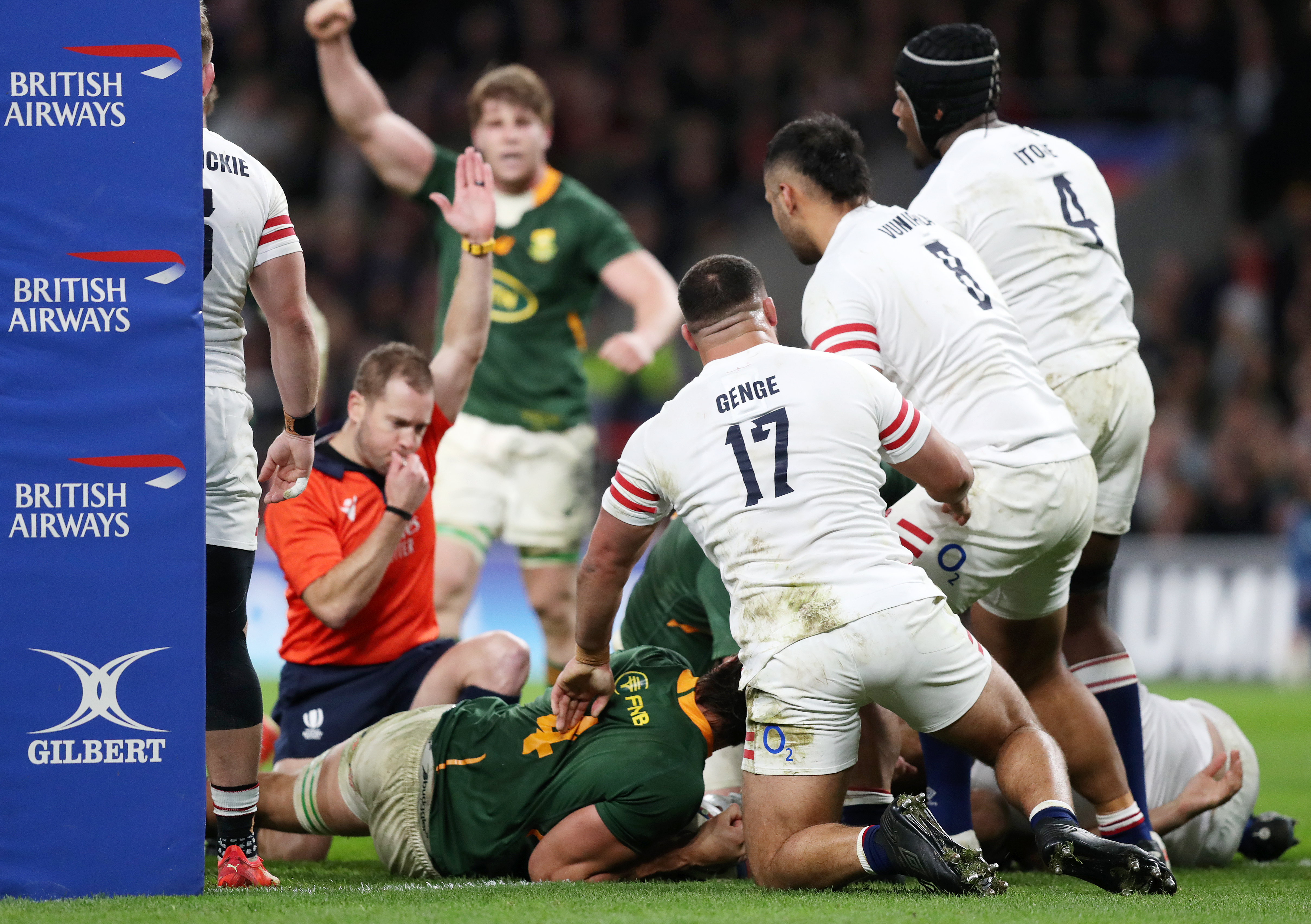 England fail to find another comeback as South Africa ease to victory at Twickenham