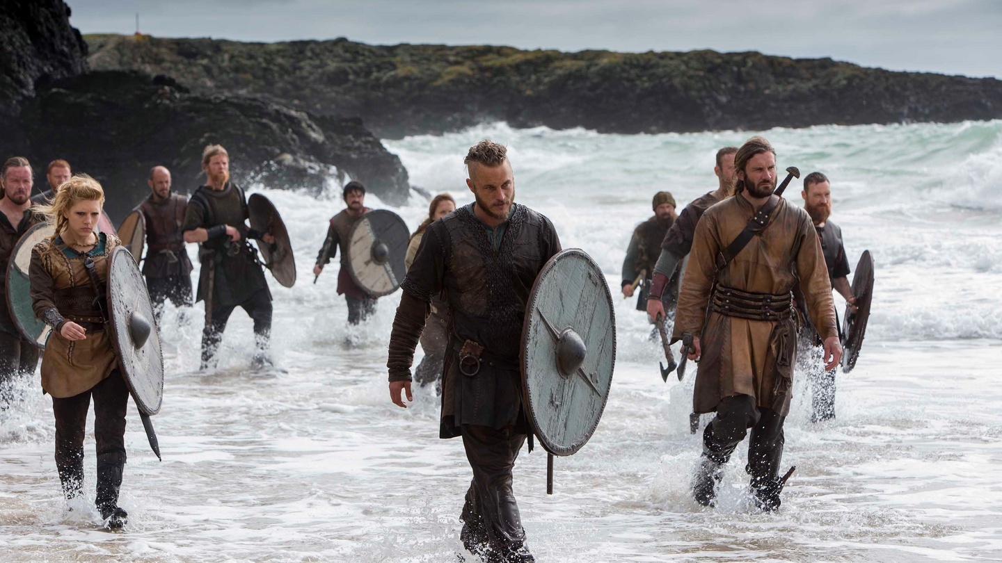 A few hairy Vikings were spotted at Russellstown Reservoir recently to film  scenes for the hit show - Photo 1 of 3 - Kildare Now