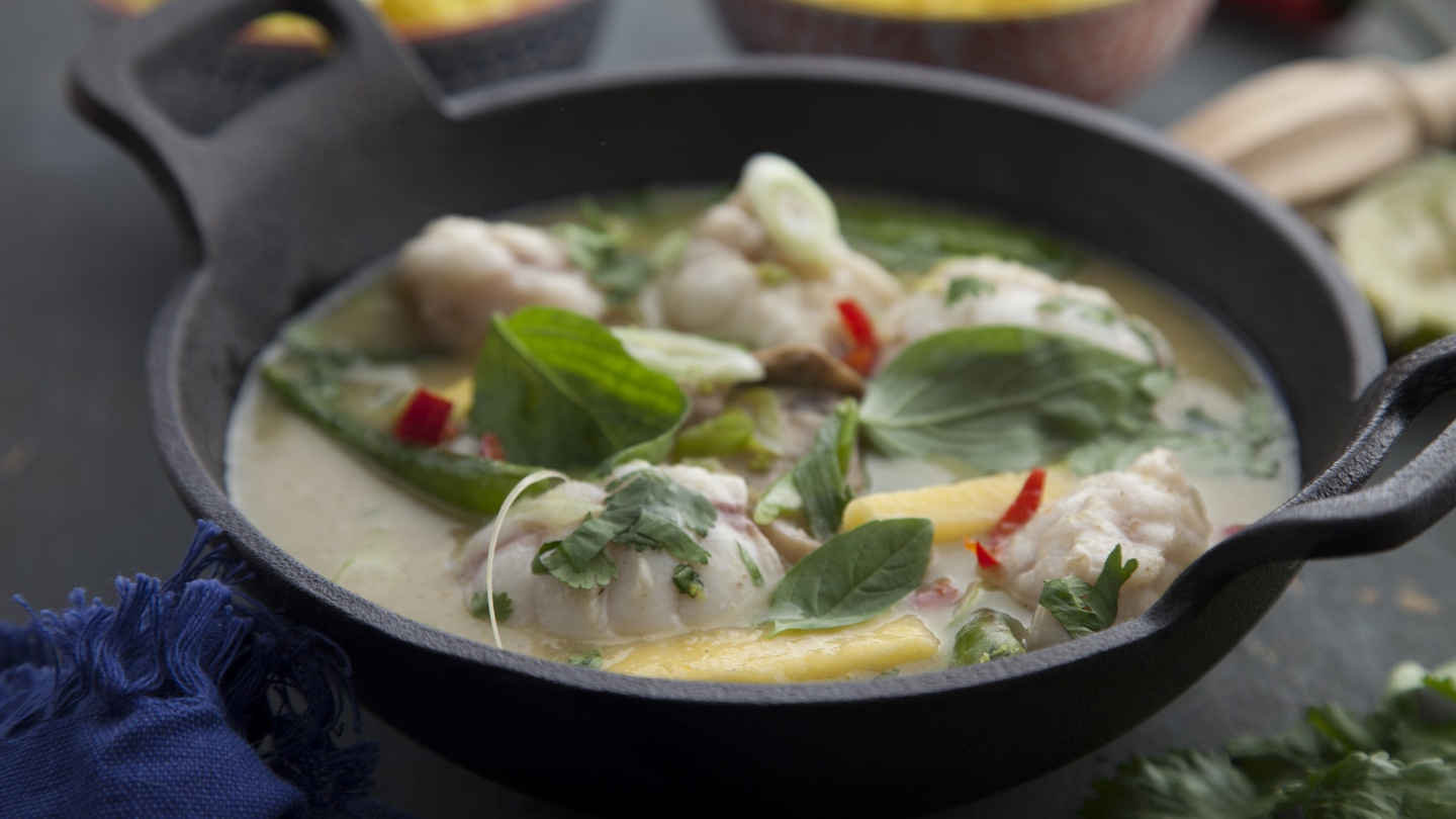 Monkfish thai green sales curry recipe