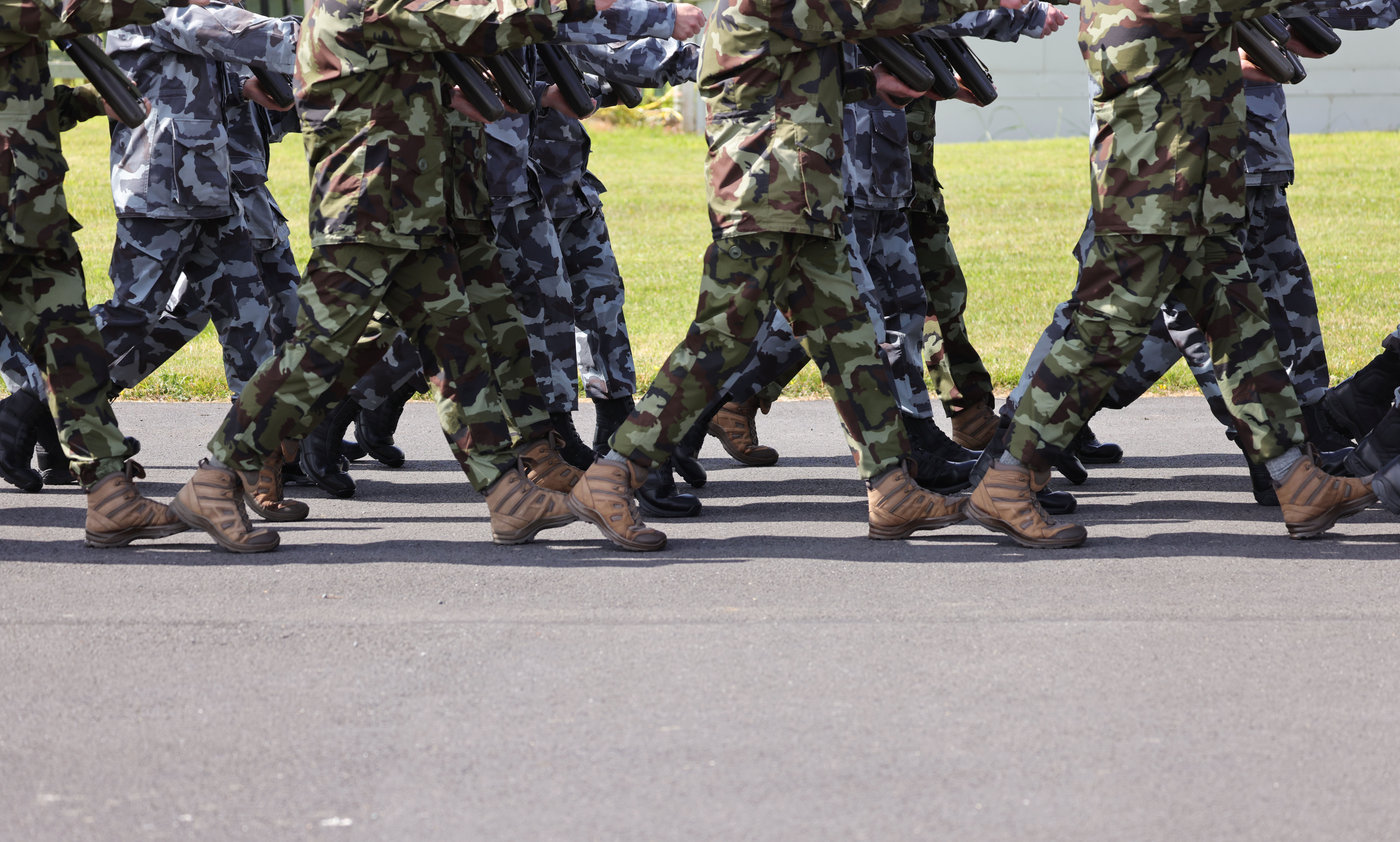 Irish Army Marching Commands