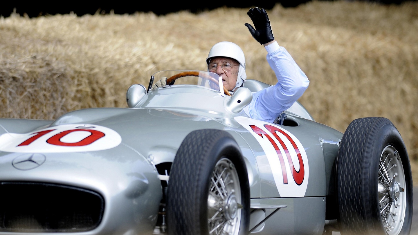 Sir Stirling Moss Opens A Chequered History