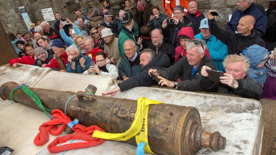 Divers recover four Spanish Armada cannons The Irish Times