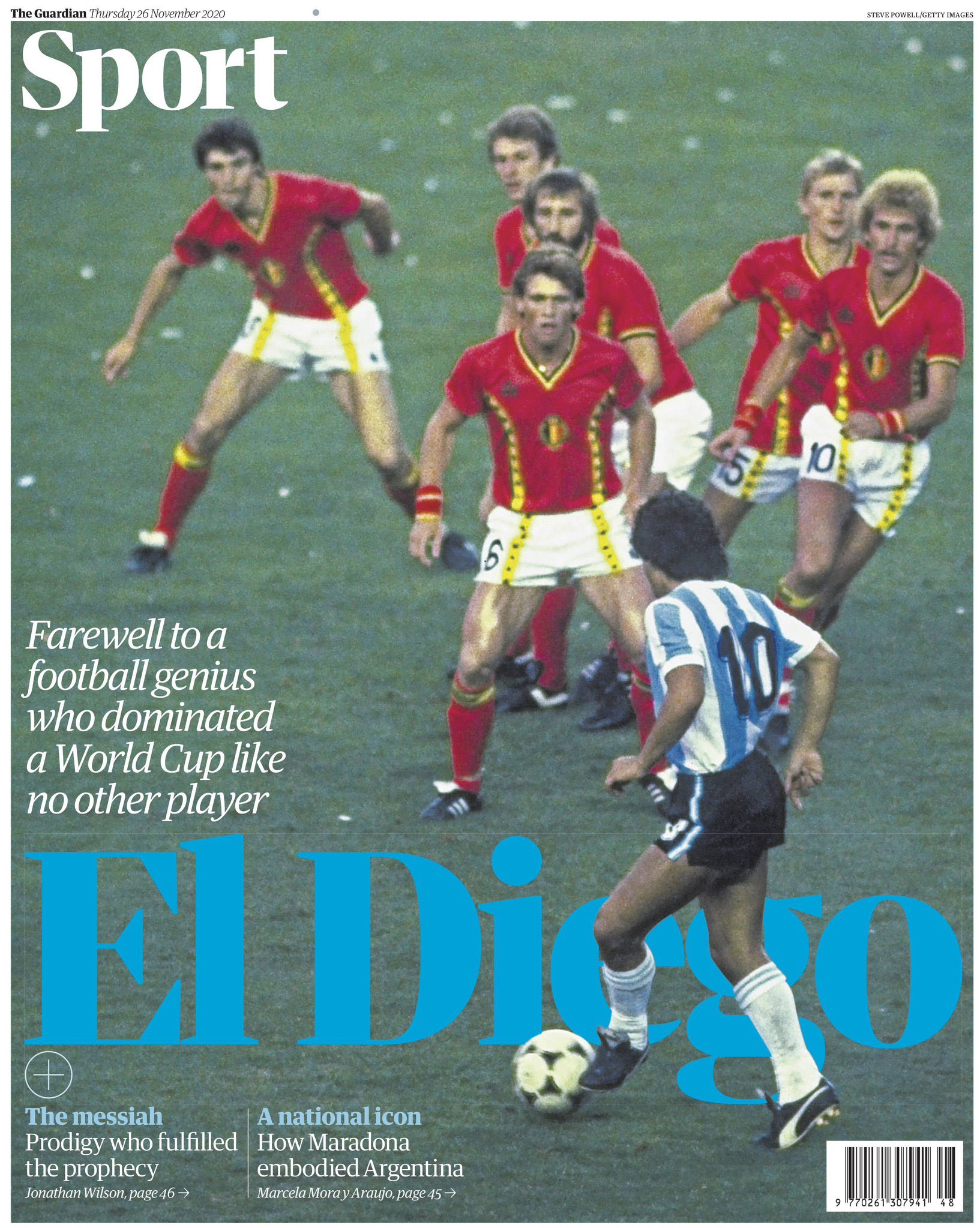 God is dead': The world's front pages remember Diego Maradona