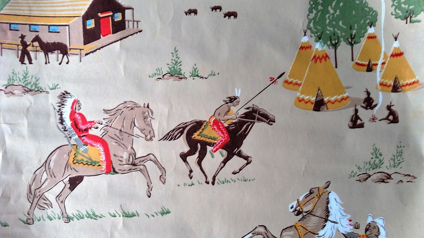 Download Western Cowboy Vintage Art Wallpaper  Wallpaperscom