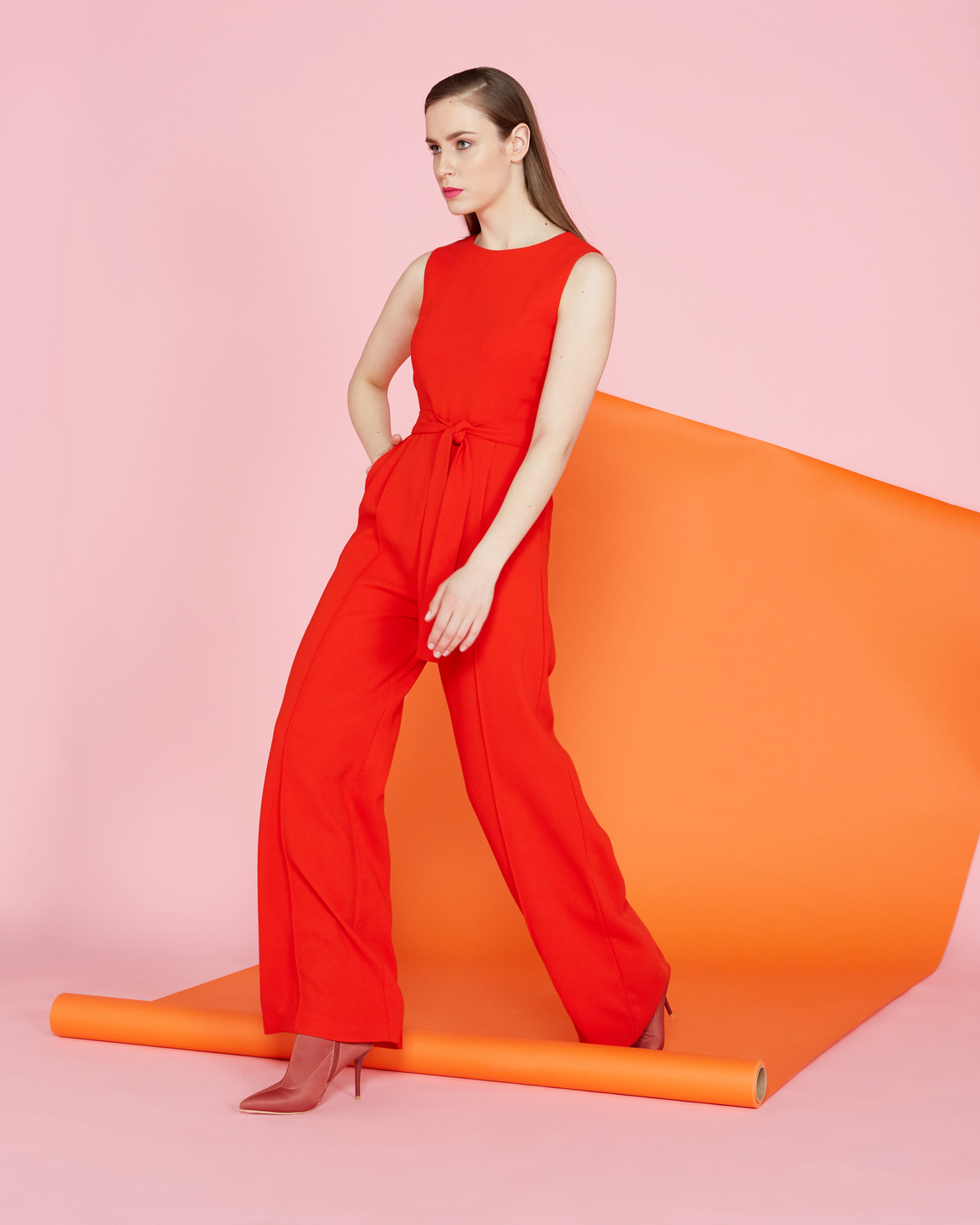 Lennon courtney store red jumpsuit