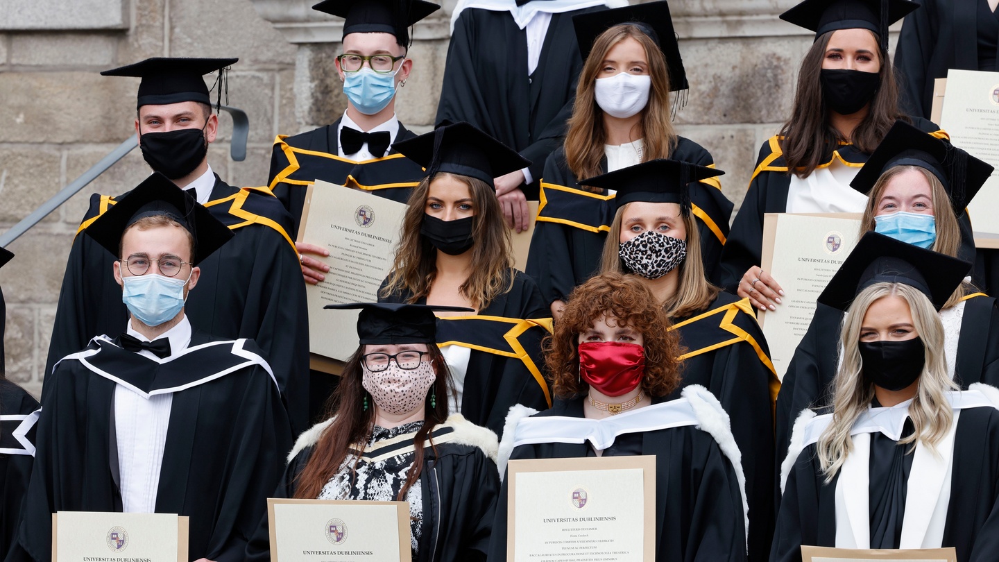 I never thought this day would come': Trinity first to resume on-campus  graduations  The Irish Times