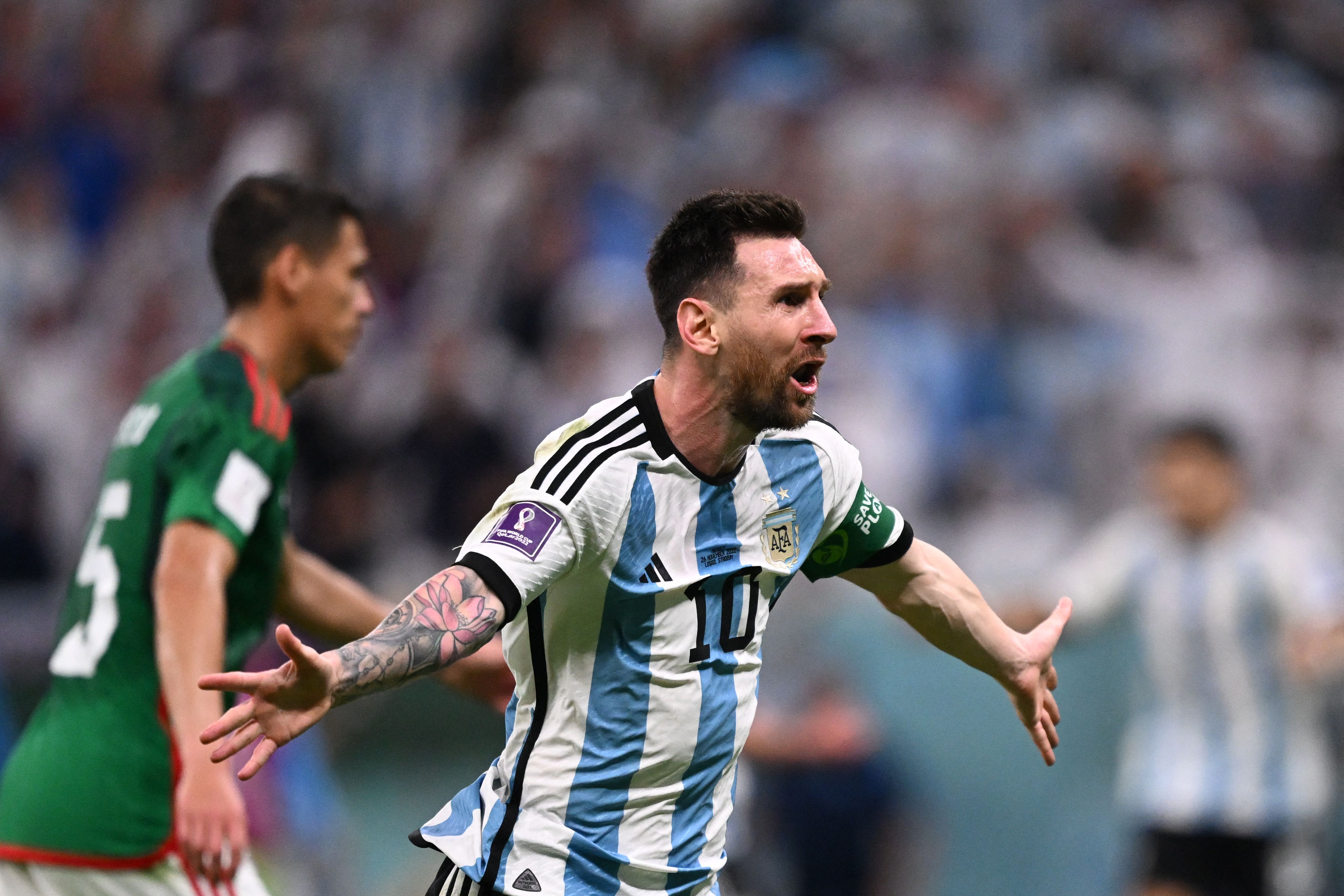 Argentina v Mexico as it happened Lionel Messi inspires team to victory