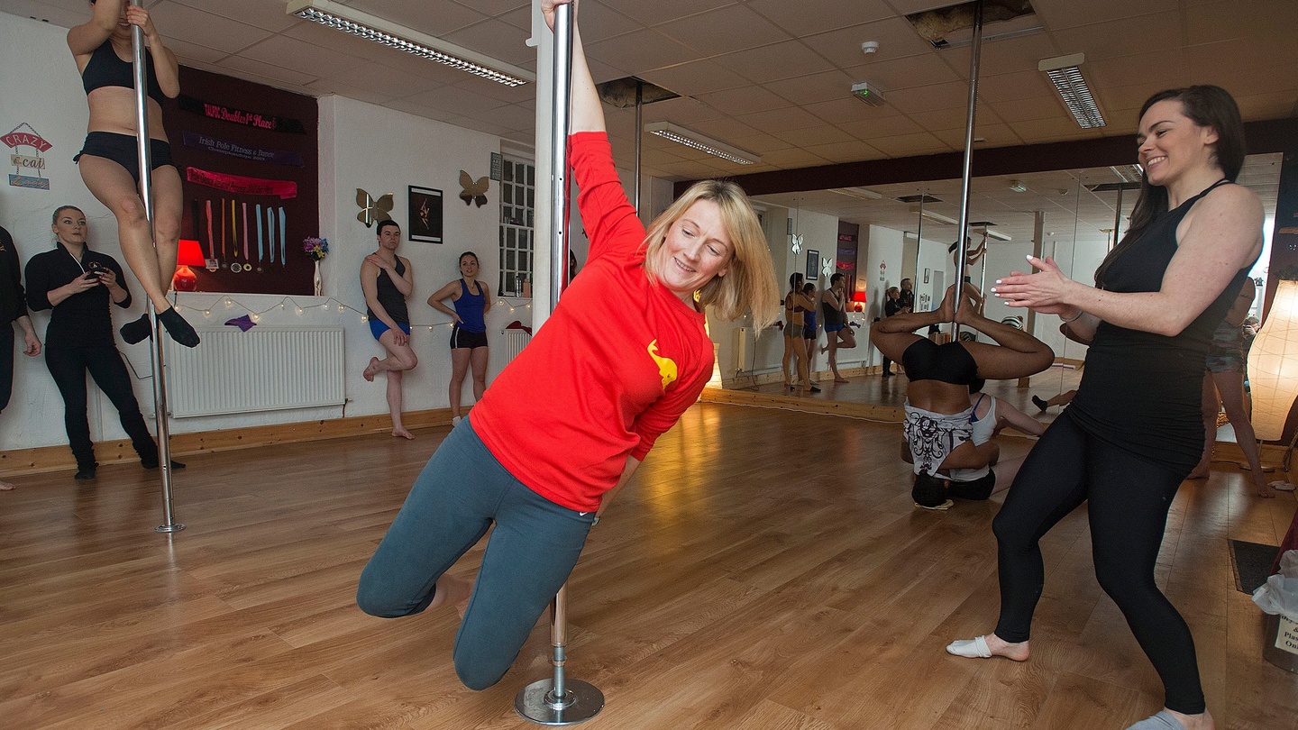Pole fitness: 'Firing up the abs was more enjoyable than I'd