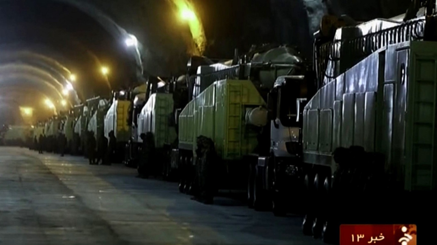 Iran displays huge underground missile base on state TV – The Irish Times