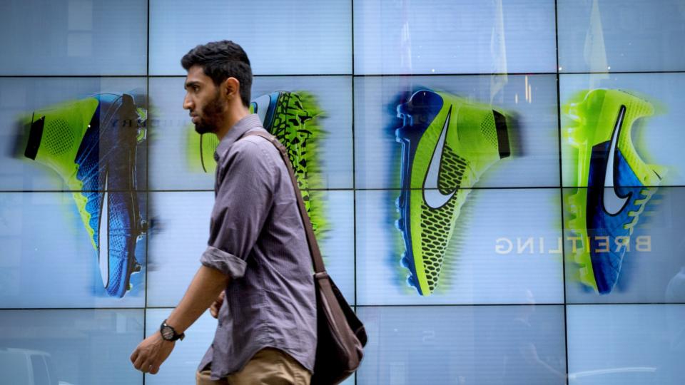 Nike profit on strong sales of high-margin shoes, The Irish