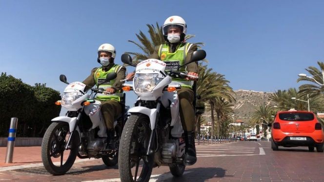 Les éléments des Forces auxiliares à Agadir dotés de nouveaux moyens logistiques.
