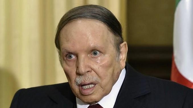 Abdelaziz Bouteflika, président de la République algérienne.
