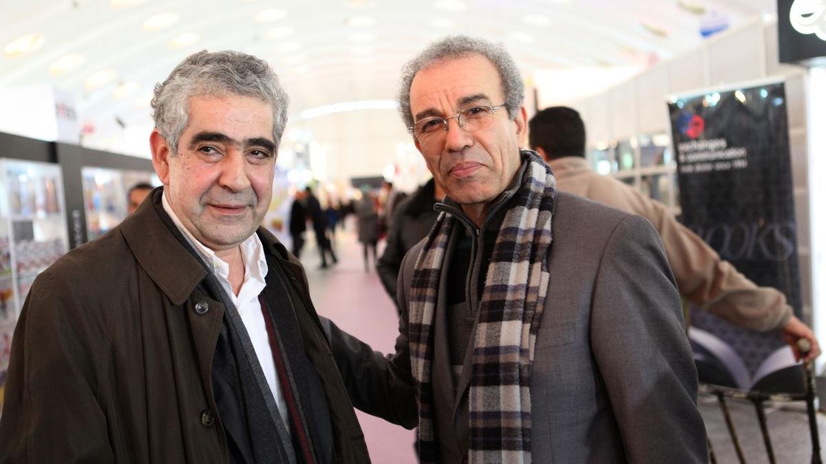 Driss El Yazami et Ahmad Assid se sont retrouvés au Salon du livre de Casablanca.
