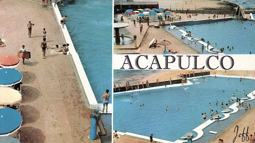 La piscine Acapulco qui n'existe plus aujourd'hui
