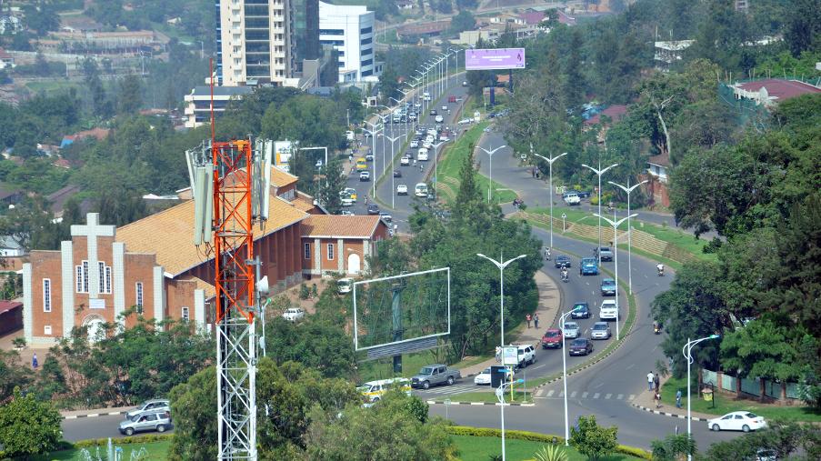 plan de la ville du Rwanda