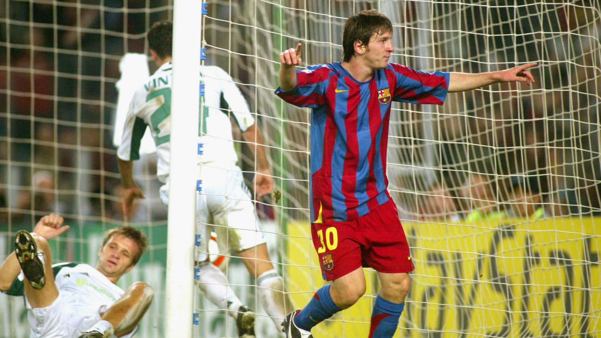 Le 2 novembre 2005 face au Panathinaïkos, Lionel Messi inscrit le premier de ses 74 buts en Ligue des Champions.
