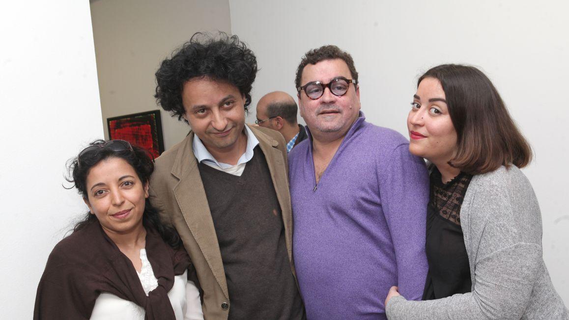 Selma Mhaoud, journaliste. Hicham Houdaifa, journaliste. Mr et Mme Fadel Laraqi
