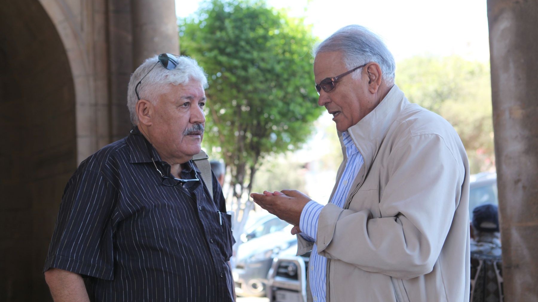 Le journaliste Belaid Bouimid et Mohamed Abied, fondateur du parti de l'Union constitutionnelle, se rappellent du grand artiste qu'était Chabaâ
