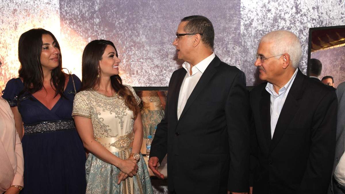 Diana Haddad, Mohamed Boussaïd ministre de l'Economie et des Finances et le Wali d'Agadir, Mohamed El Yazid Zellou.
