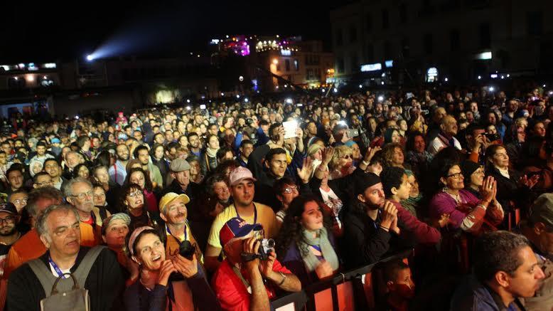 الجمهور المغربي، الذي حج للاستمتاع بموسيقى "كناوة"
