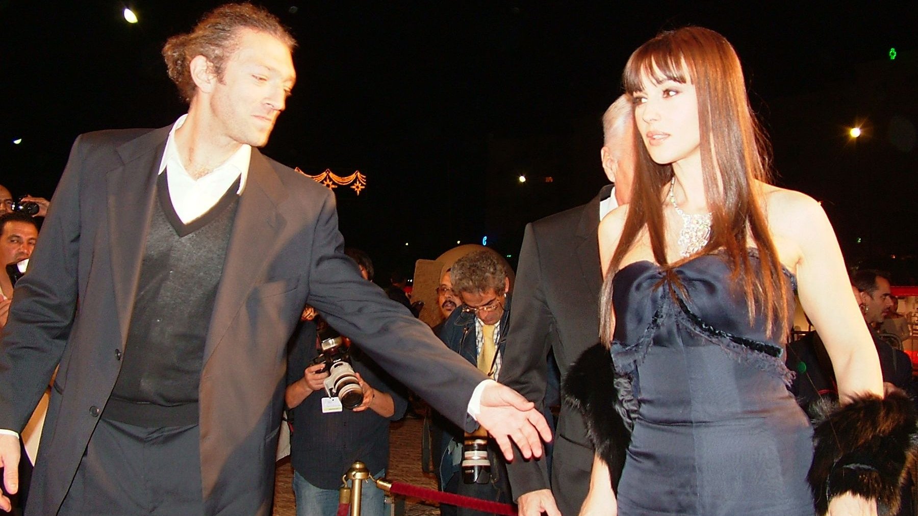 Monica Belucci et Vincent Cassel en 2005 à Marrakech... Leur histoire battait-elle déjà de l'aile ? 
