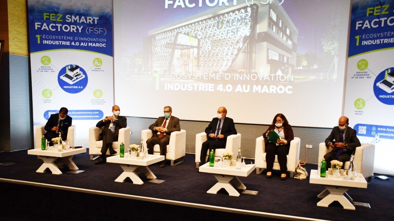 Conférence de presse de présentation du projet «Fez Smart Factory».
