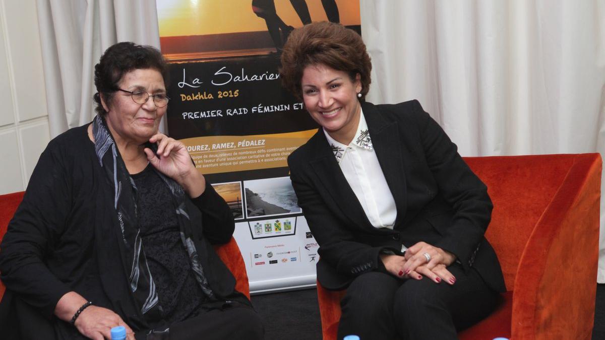 Aicha Ech-Chenna et Nezha Bidouane, figures de proue de la société civile au Maroc ont été désignées marraines de la première édition du Raid " La Saharienne"
