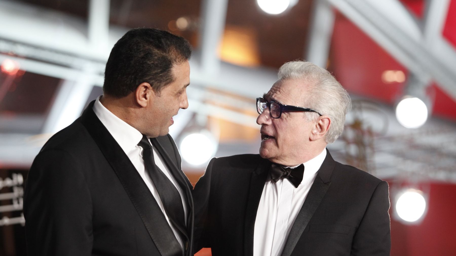 Noureddine Lakhmari et Martin Scorsese se sont retrouvés, mercredi soir, sur le tapis rouge du festival. 
