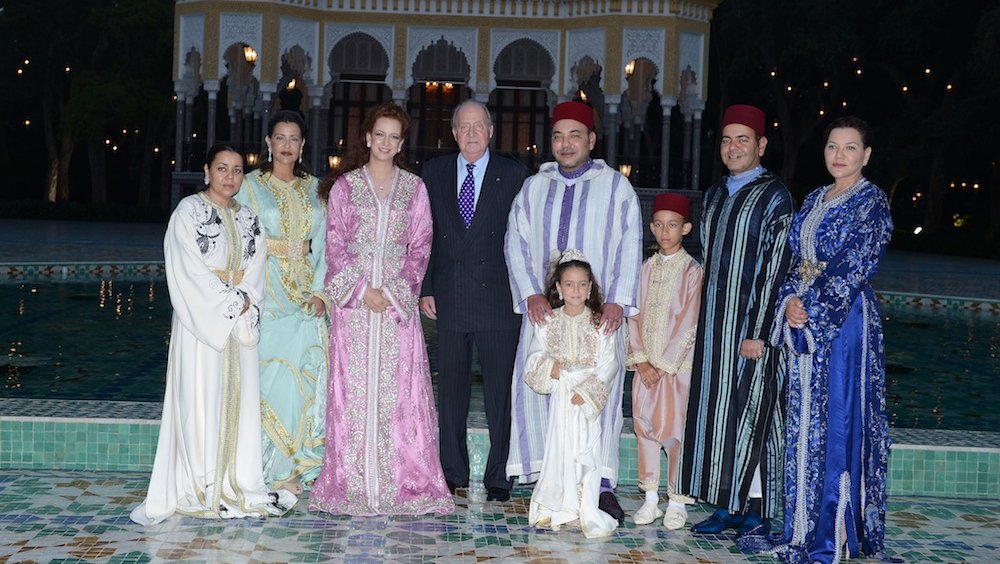 Le roi Juan Carlos, invité de marque de la famille royale

