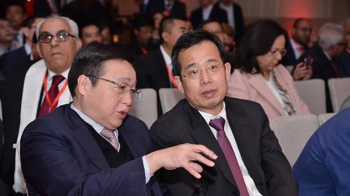 DG de Bank of China et l'Ambassadeur de Chine au Maroc
