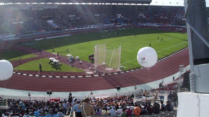 Le stade Moulay Abdellah de Rabat d'une capacité de 70.000 personnes
