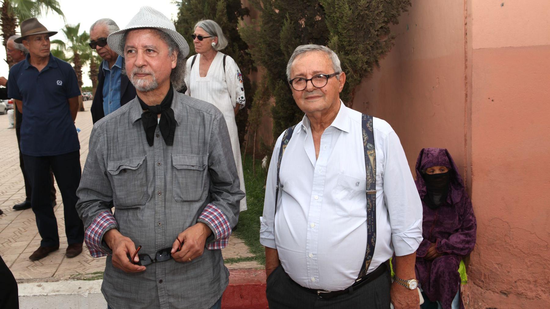 Tout l'univers de l'art était là, notamment représenté par Lucien Amiel, ici aux côtés de Ghani Belmaachi. Grand connaisseur et passionné de l'art pictural marocain, Lucien Amiel est en effet venu saluer l'un de ses plus prestigieux représentants.
