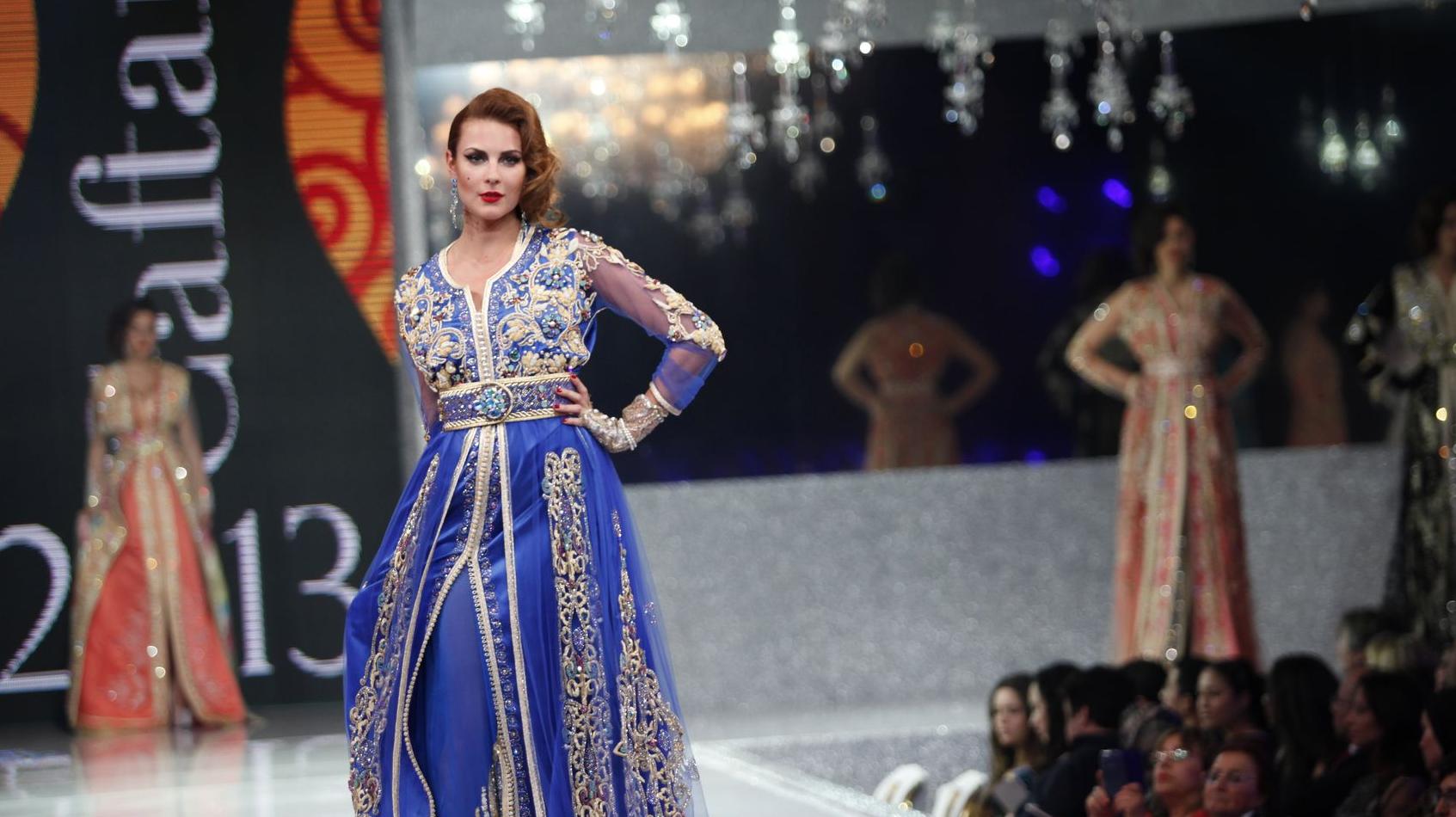 Samira Mhaidi Knouzi signe de nouvelles créations haute couture pour le Caftan 2013.
