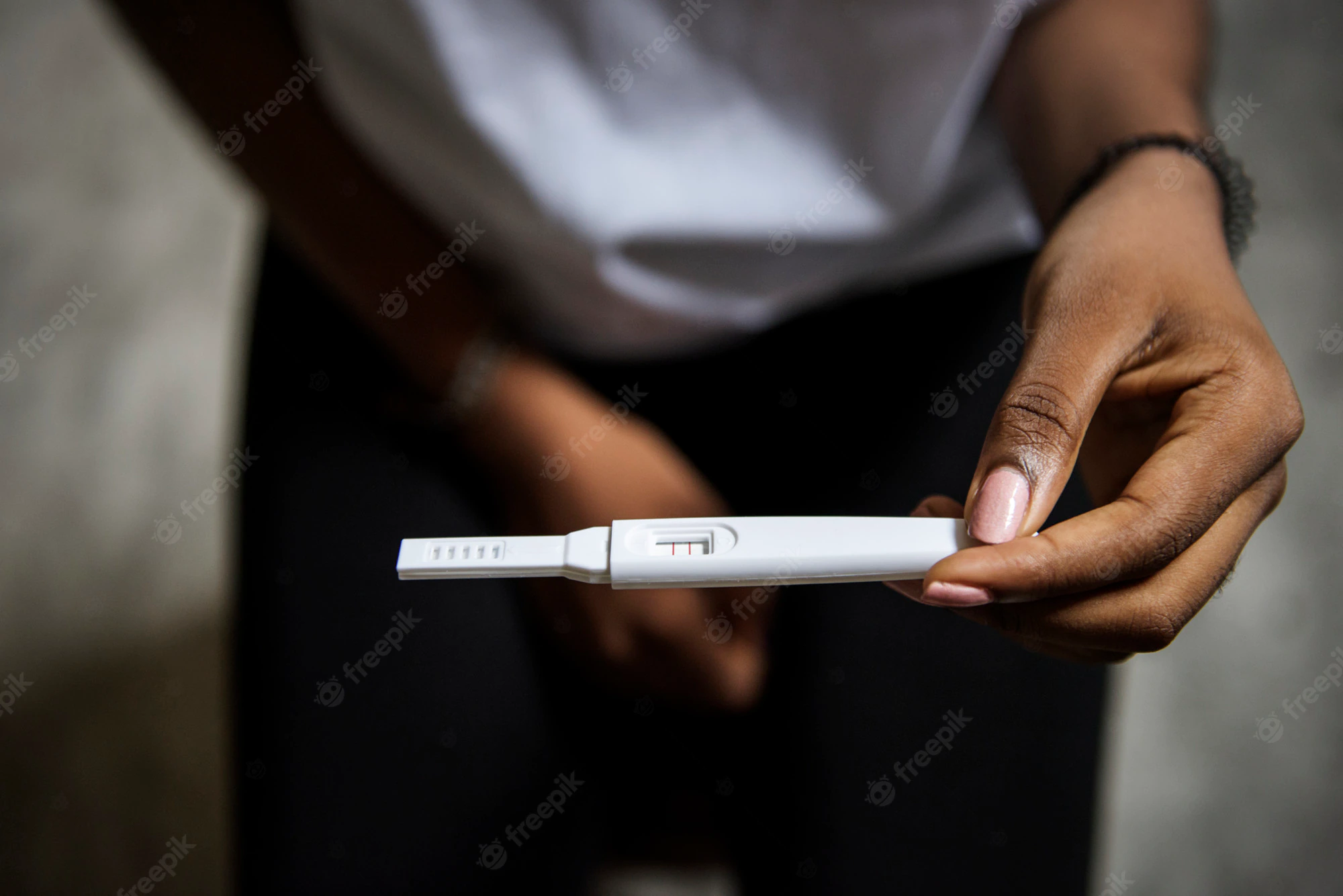 Un test de grossesse.