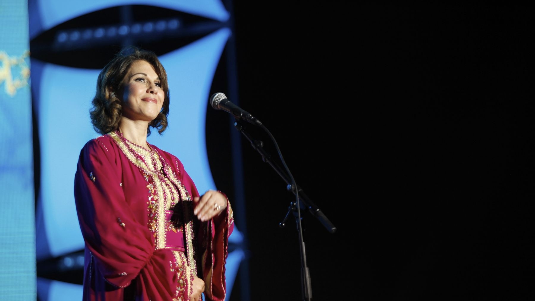 La chanteuse libanaise a litérralement séduit le public gadiri
